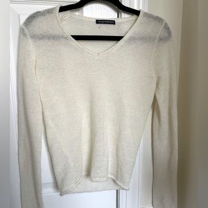 brandy melville andi mohair v-neck sweater